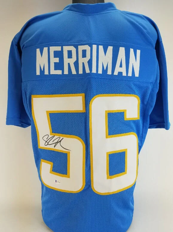 Shawne Merriman Autographed Signed San Diego Chargers Custom Jersey (Beckett)