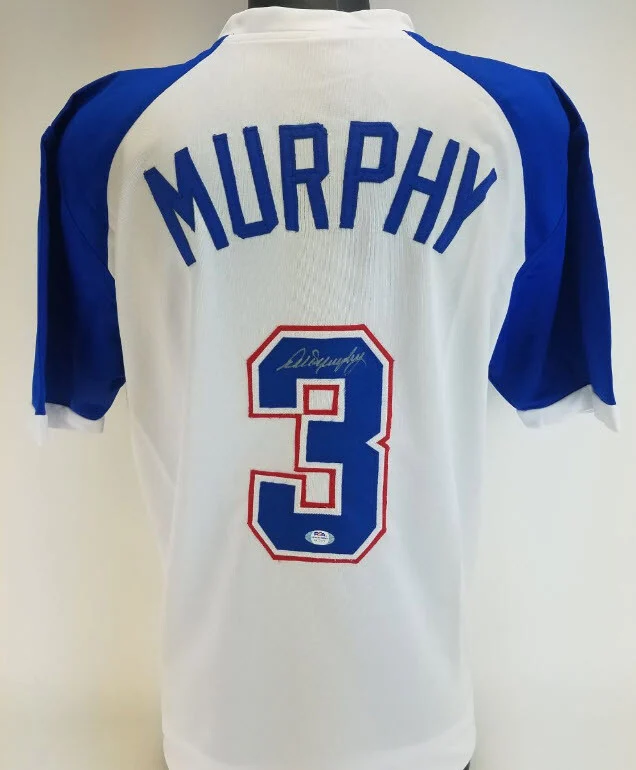Dale Murphy Signed Autographed Atlanta Braves Custom Jersey (PSA/DNA ITP COA)
