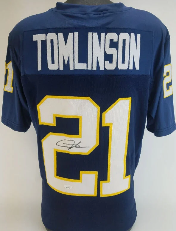 LaDainian Tomlinson Autographed Signed San Diego Chargers Custom Jersey (JSA)