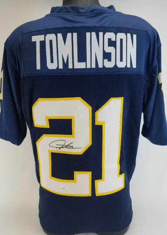 LaDainian Tomlinson Signed Autographed San Diego Chargers Custom Jersey (JSA)