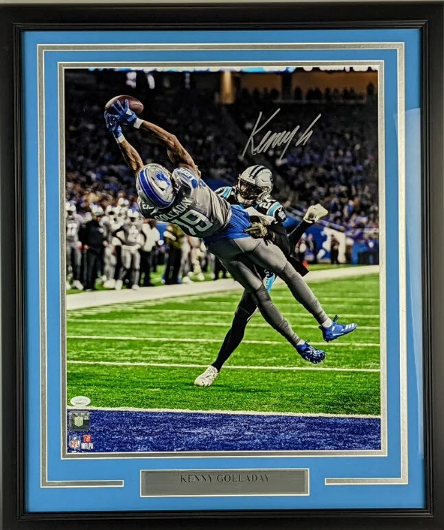 Kenny Golladay Autographed Signed Detroit Lions Framed 16×20 Photo (JSA Witness)