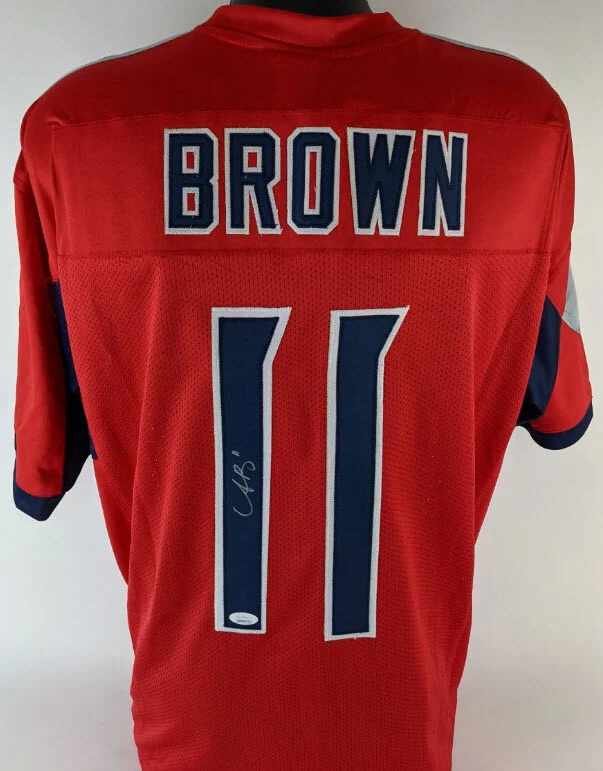 A.J. Brown Signed Autographed Tennessee Titans Custom Jersey (JSA Witness COA) (Photo 1 of 5)