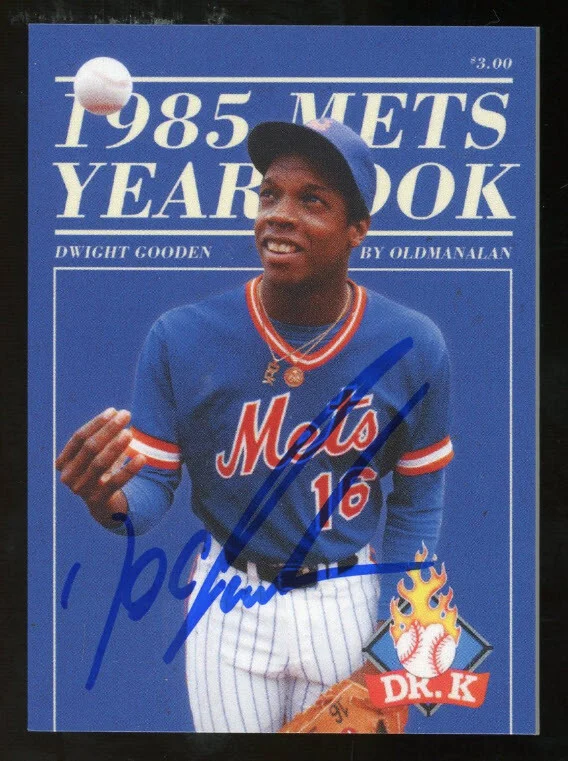 Doc Gooden Signed Autographed Project 2020 Card #284 (by Oldmanalon) (JSA)