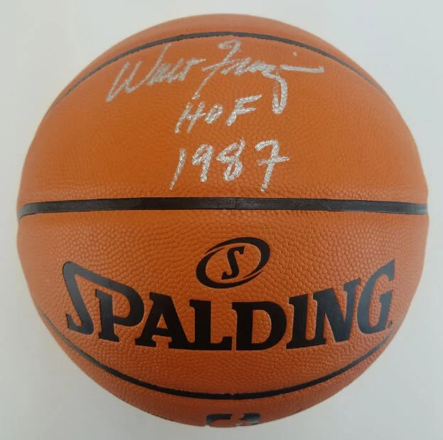 Walt Frazier “HOF 1987” Autographed Signed Spalding NBA Basketball JSA