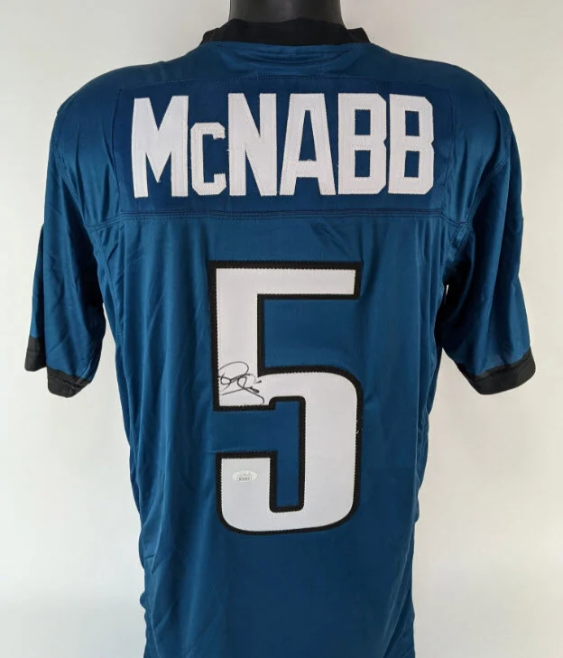 Donovan McNabb Signed Autographed Philadelphia Eagles Custom Jersey (JSA Witness