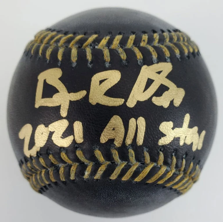 Bryan Reynolds “2021 All Star” Autographed Signed Black OML Baseball (Beckett)