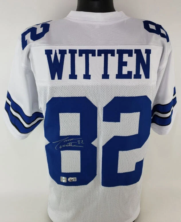 Jason Witten Signed Dallas Cowboys Custom Jersey (Beckett Witness Certified)