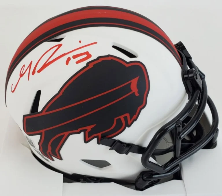 Gabriel Davis Autograph Buffalo Bills Lunar Eclipse Alternate Speed Mini Helmet