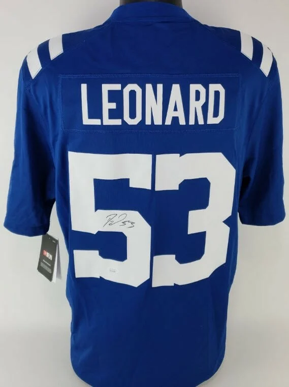 Darius Leonard Signed Indianapolis Colts Nike NFL Game Jersey (JSA)