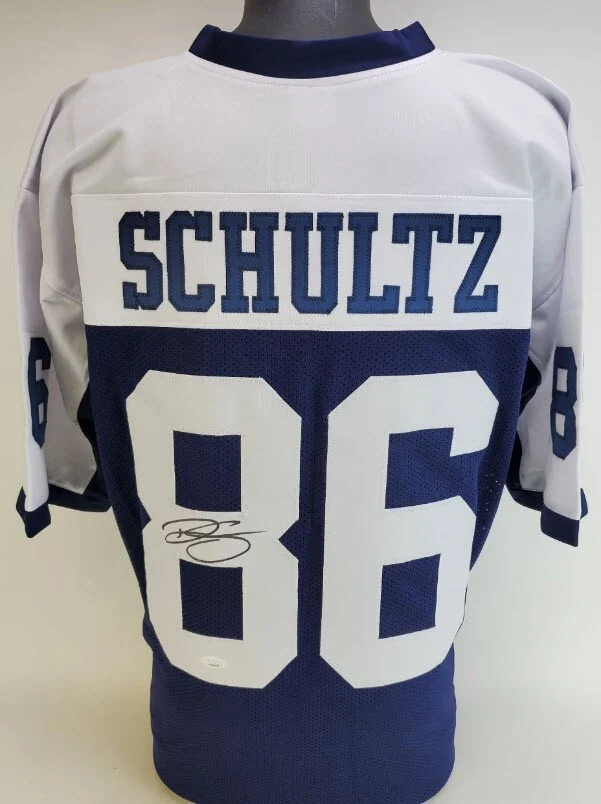 Dalton Schultz Signed Autographed Dallas Cowboys Custom Jersey (JSA Witness COA)