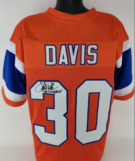 Terrell Davis “SB XXXII MVP” Signed Denver Broncos Custom Jersey (JSA)