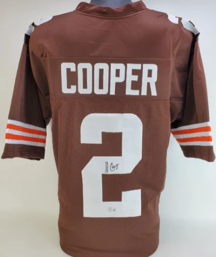 Amari Cooper Autographed Signed Cleveland Browns Custom Jersey (Beckett)