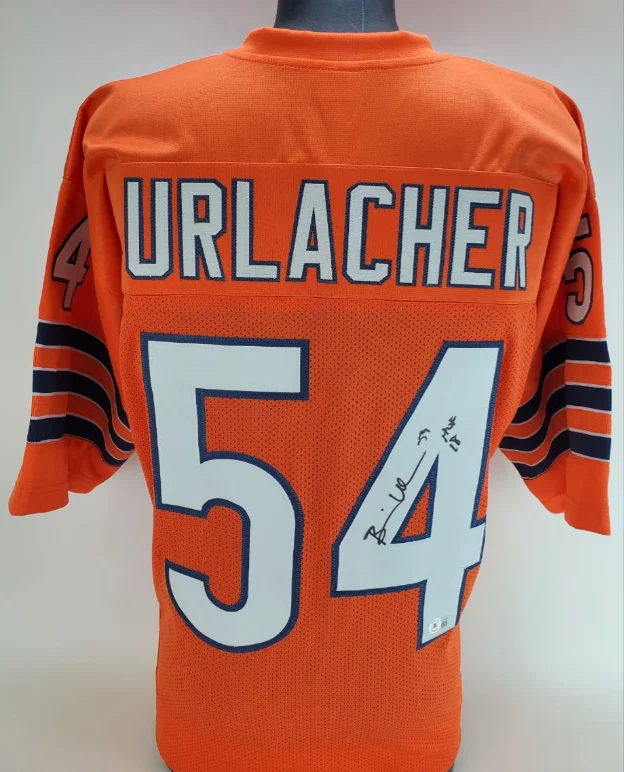 Brian Urlacher “HOF 18” Signed Autographed Chicago Bears Custom Jersey (Beckett)
