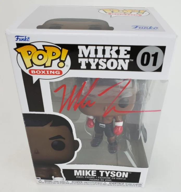 Mike Tyson Signed/Autographed Funko Pop Vinyl Figurine (Beckett Witness) (Photo 1 of 5)