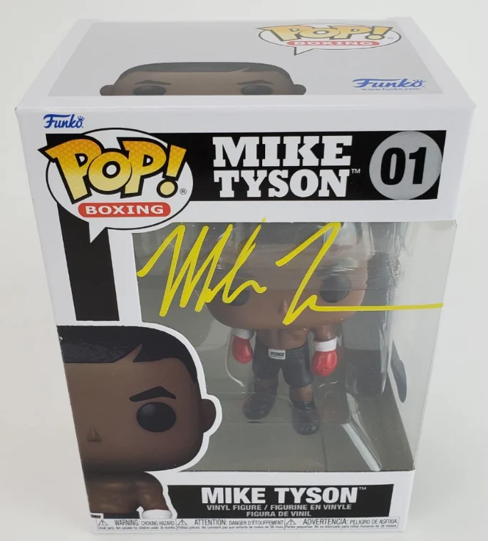 Mike Tyson Signed/Autographed Funko Pop Vinyl Figurine (JSA Witness COA) (Photo 1 of 5)