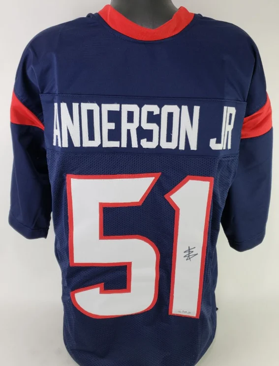 Will Anderson Jr. Signed/Autographed Houston Texans Custom Jersey (PSA/DNA ITP)