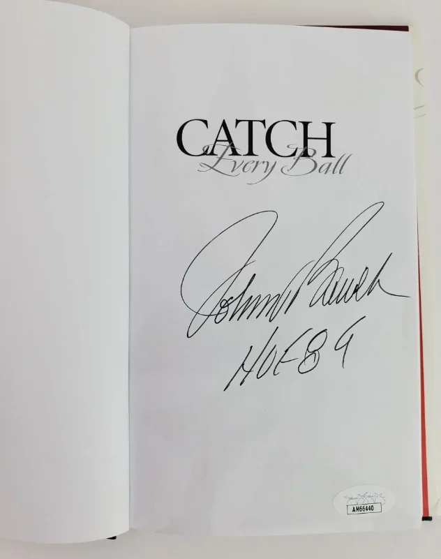 Johnny Bench “HOF 89” Signed/Autographed ‘Catch Every Ball’ Hardcover Book (JSA)
