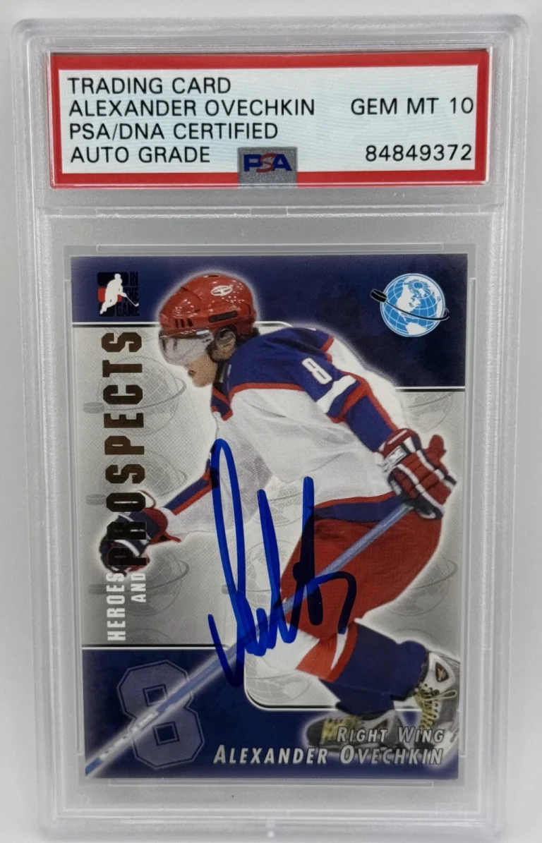 Alexander Ovechkin Auto/Signed Steel City Collectibles Card Gem Mint 10 PSA GOAT