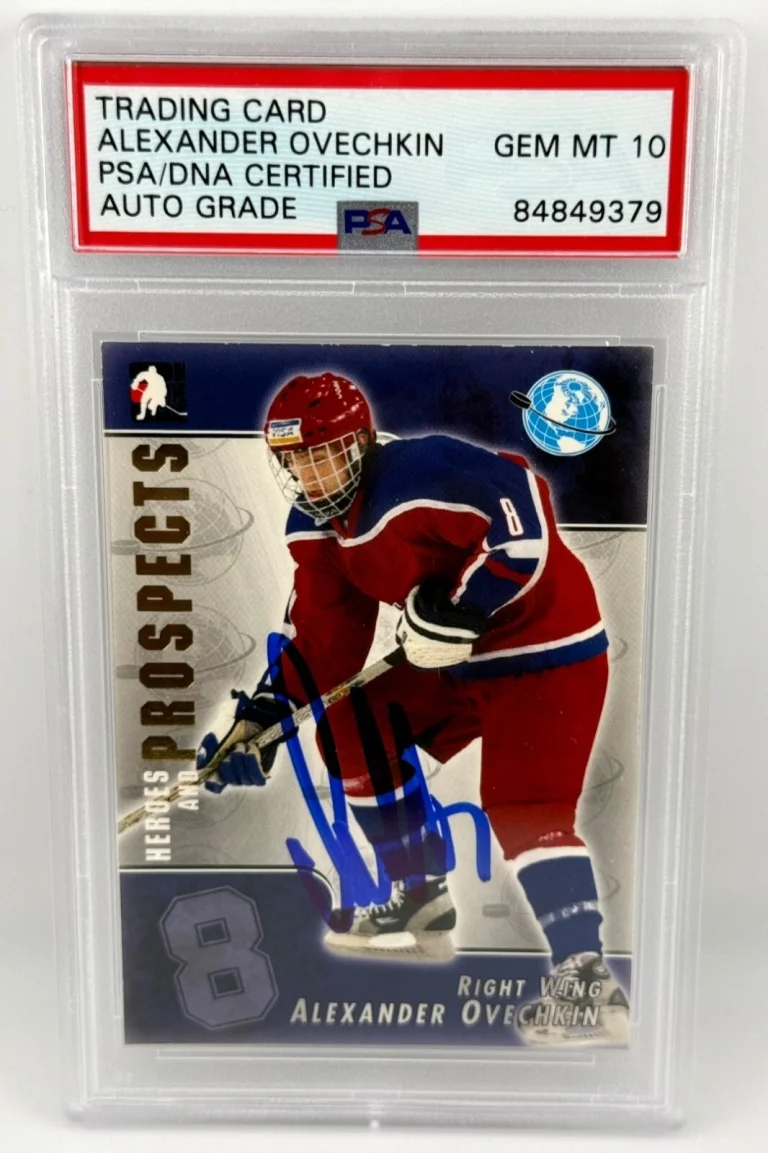 Alexander Ovechkin 2004-05 Autographed/Signed ITG Card Gem Mint 10 PSA