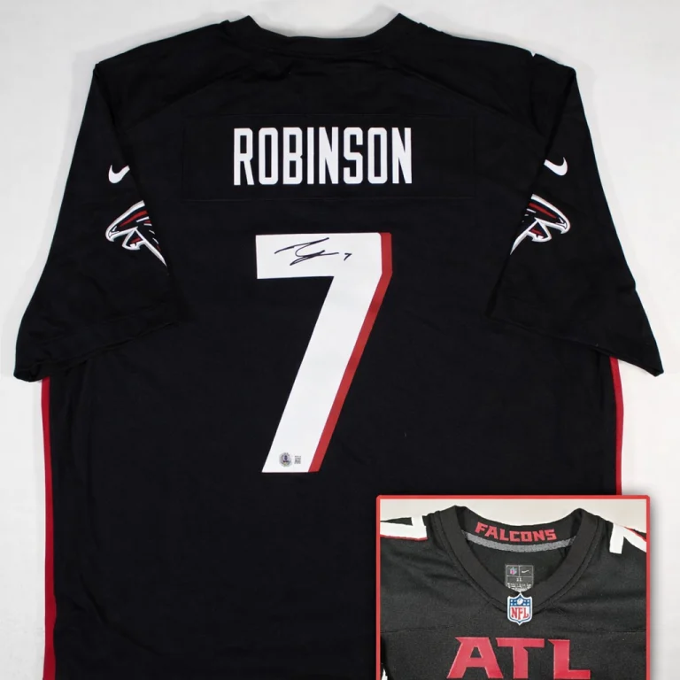 Bijan Robinson Autographed/Signed Atlanta Falcons Nike Game Jersey Beckett