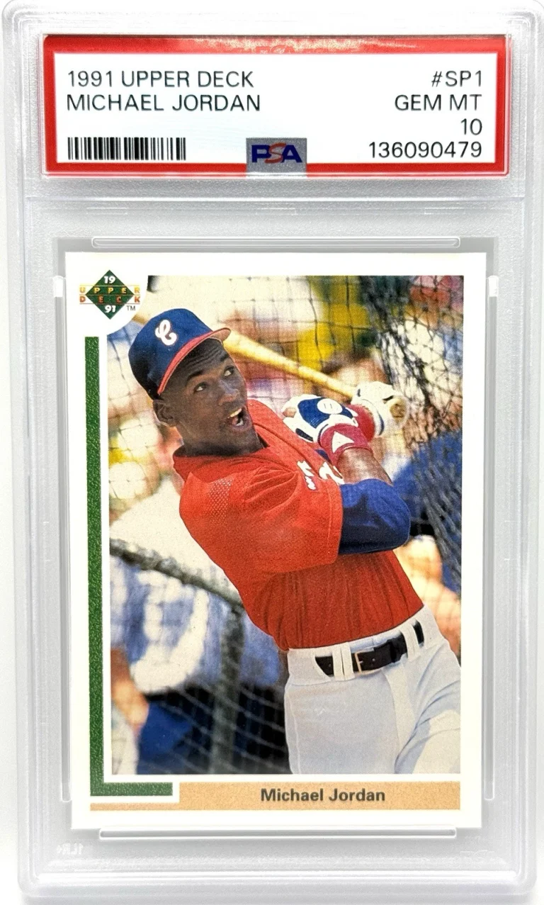 1991 Michael Jordan Upper Deck #SP1 Baseball Card White Sox PSA 10 GEM MINT