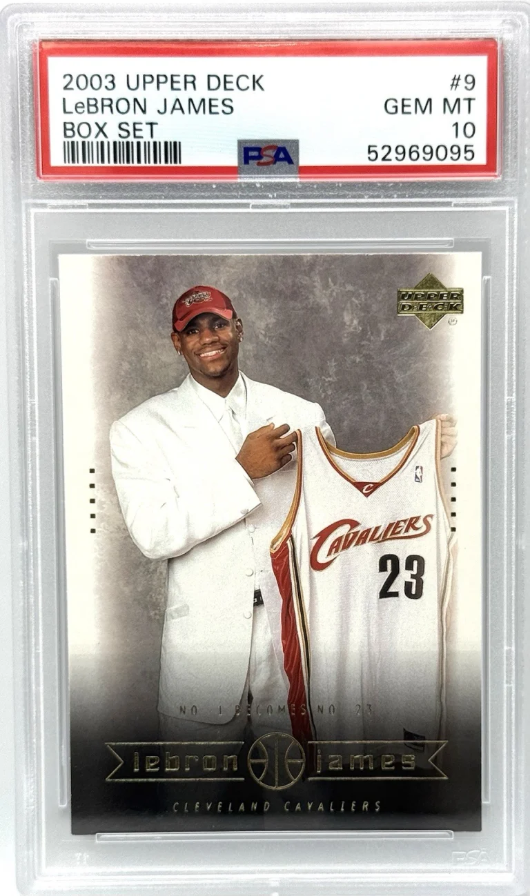 2003 Upper Deck Box Set LeBron James RC #9 Cleveland Cavaliers PSA 10 GEM MINT