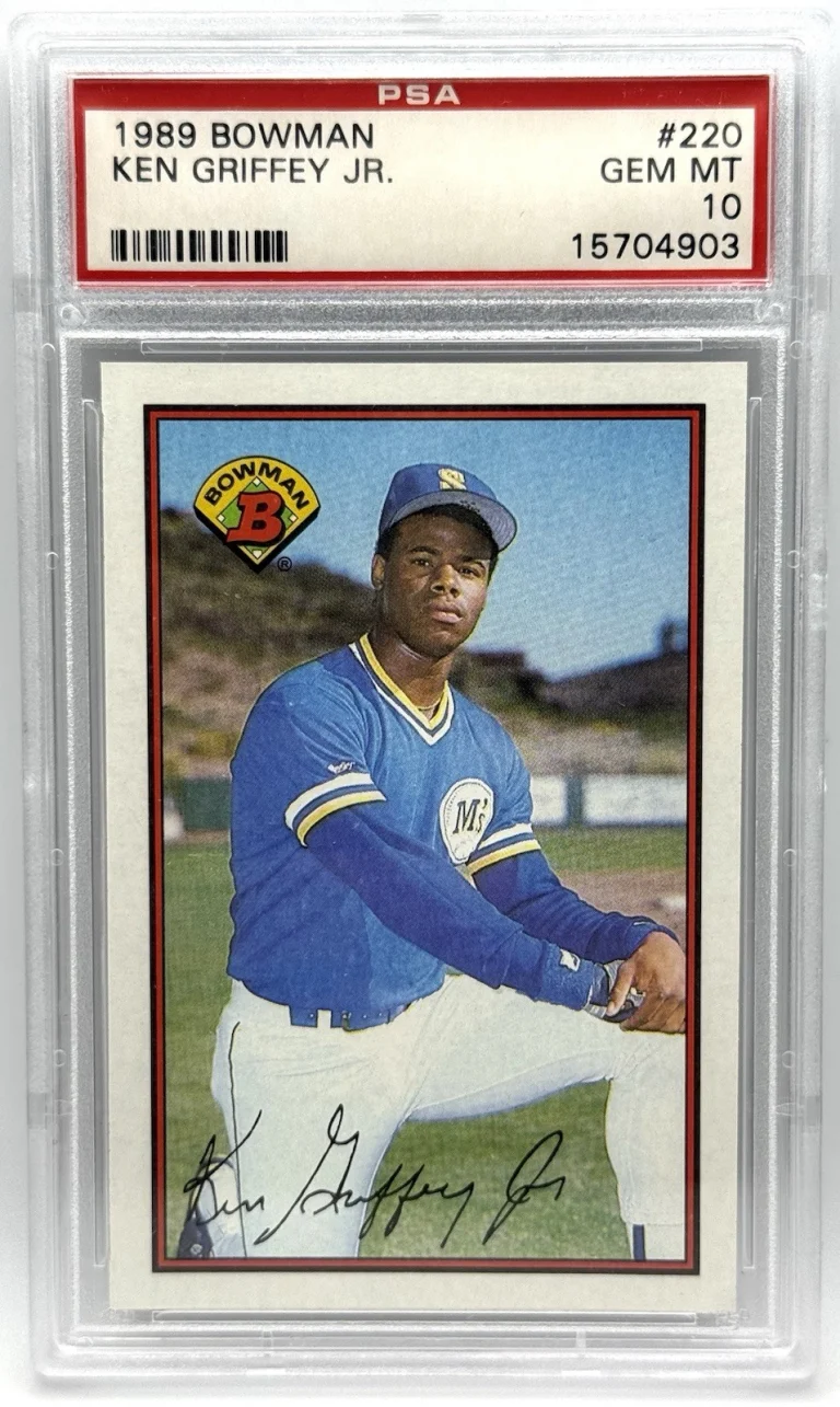 1989 Bowman Ken Griffey Jr RC #220 Seattle Mariners PSA 10 GEM MT 10 HOF