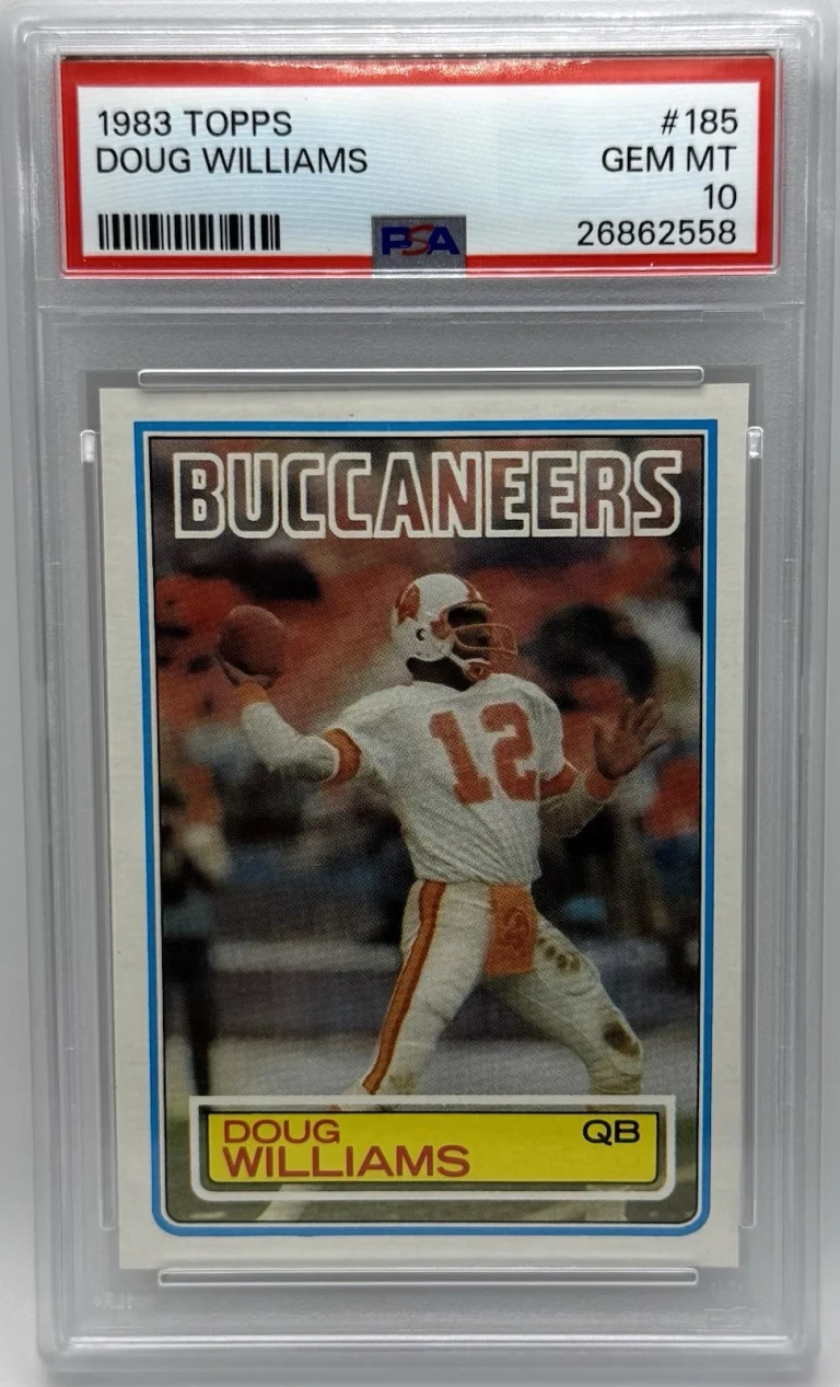 1983 Topps Doug Williams #185 Tampa Bay Buccaneers PSA 10 GEM MT Low Pop 13