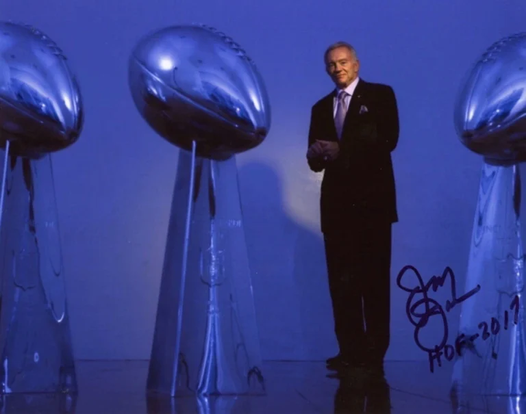 Jerry Jones Signed/Autographed 8×10 Photo HOF 2017 PSA/DNA Dallas Cowboys