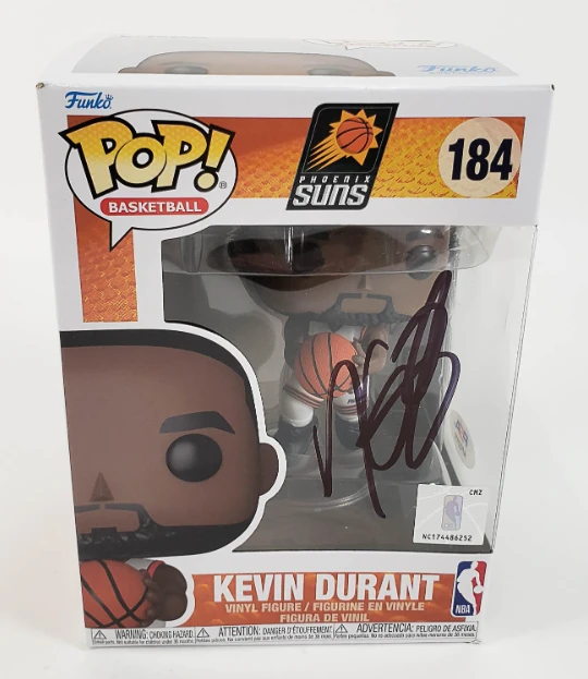 Kevin Durant Signed/Autographed Funko Pop Vinyl Figurine (PSA/DNA)